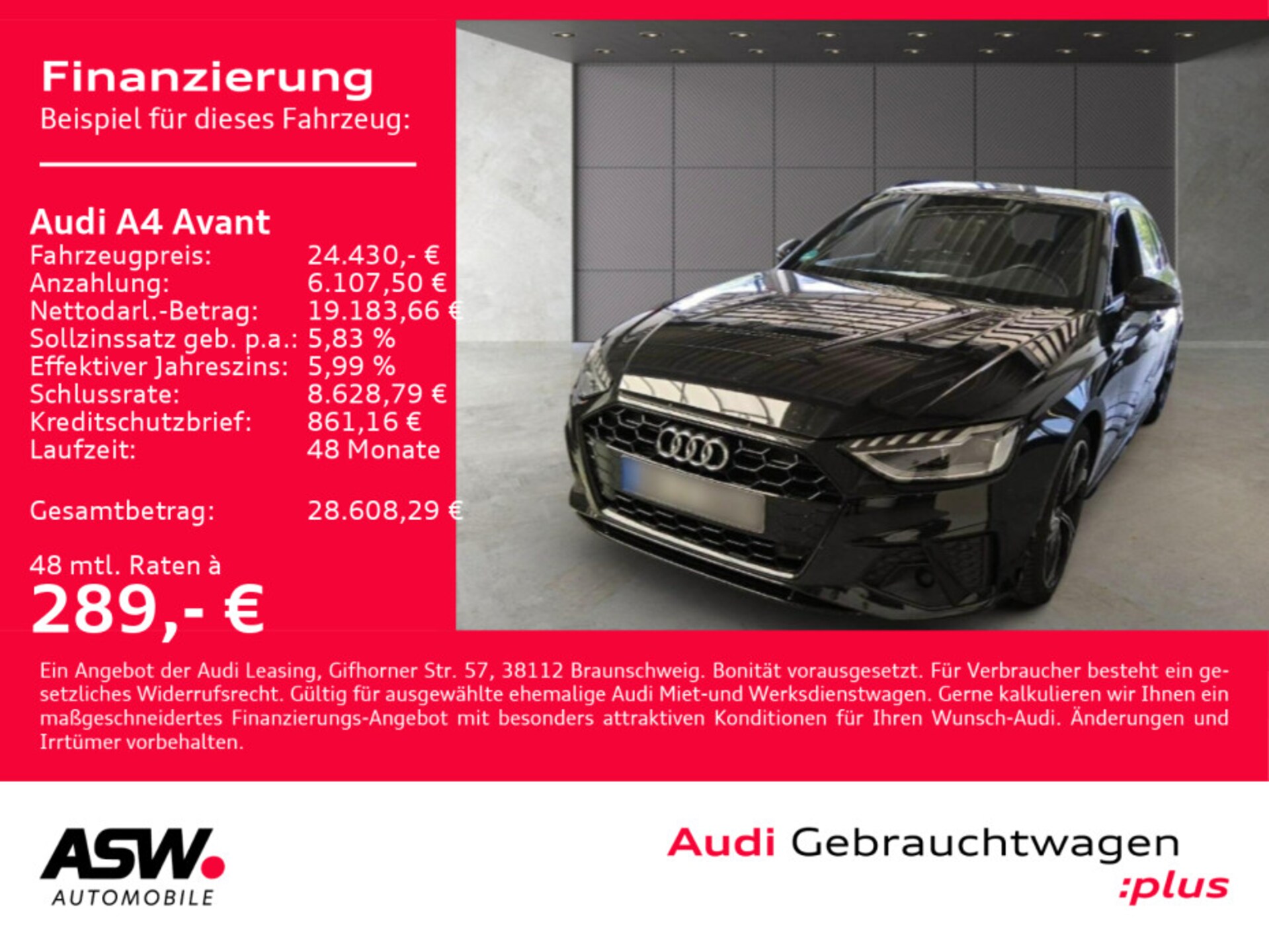 Audi A4 Avant S line