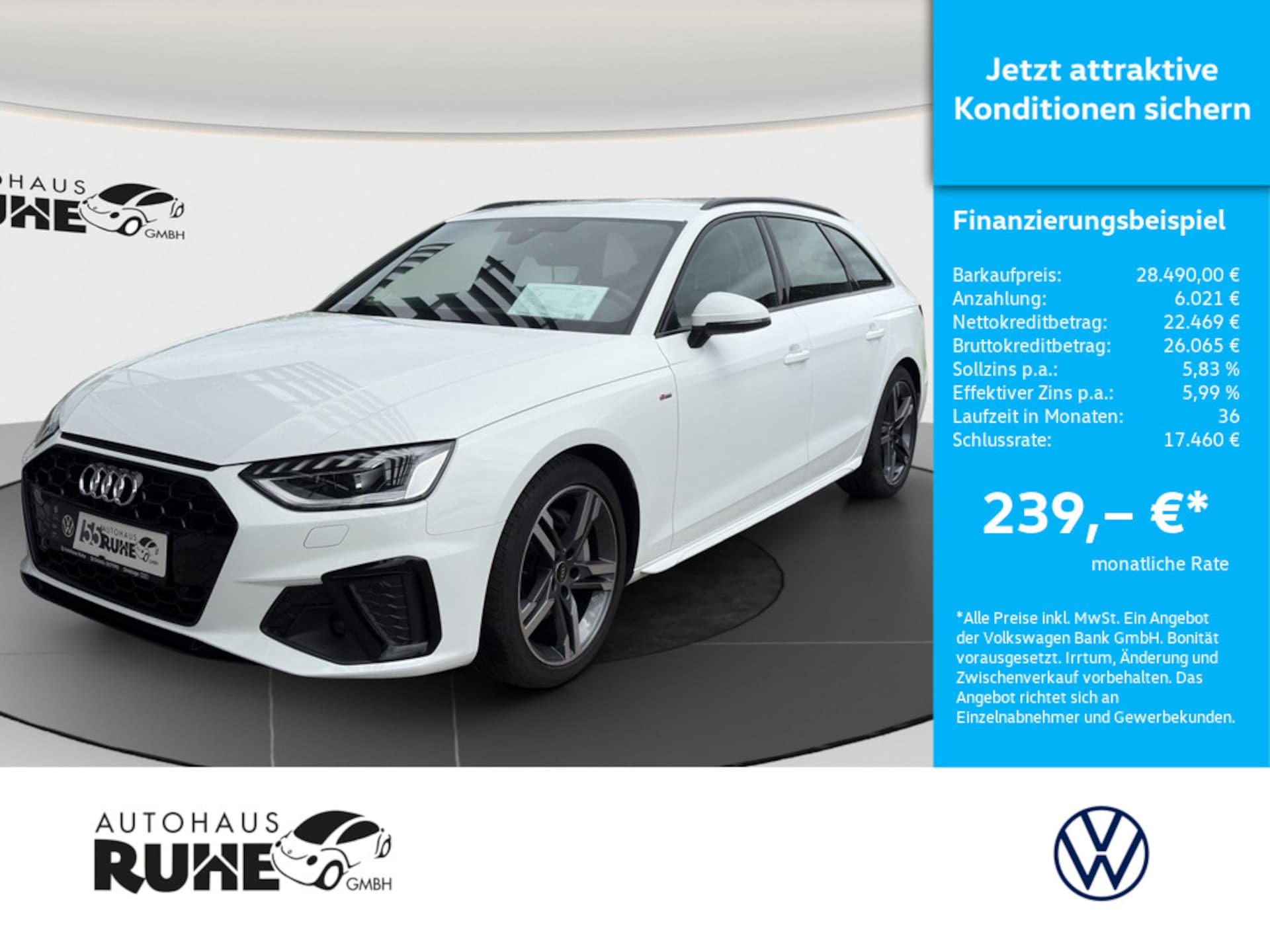 Audi A4 Avant S line
