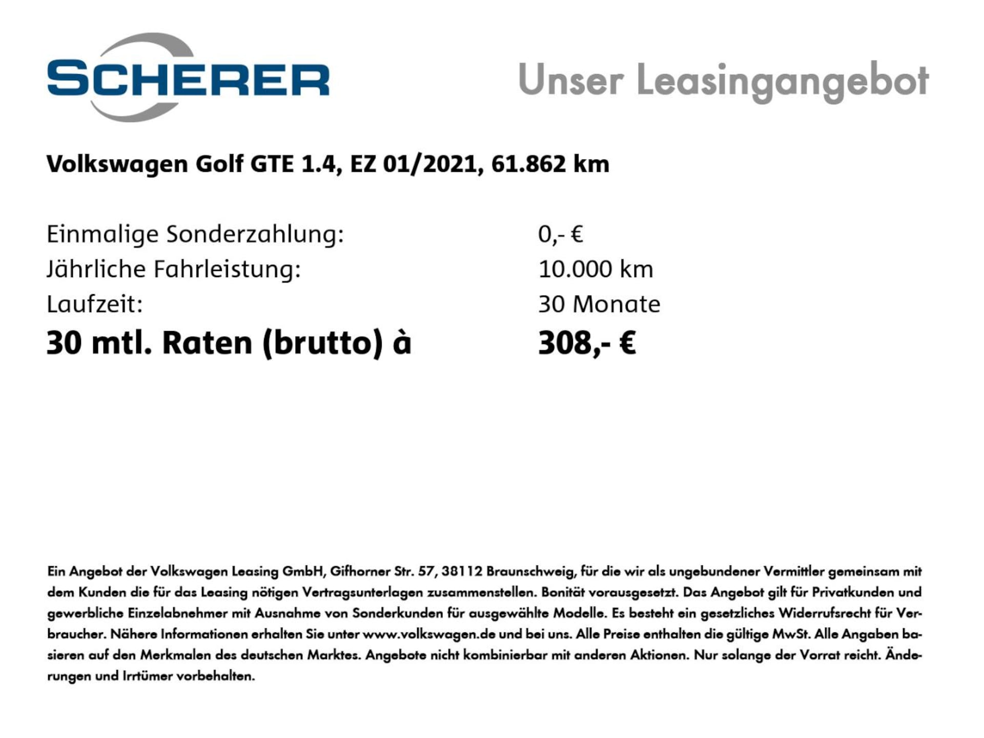 Volkswagen Golf GTE