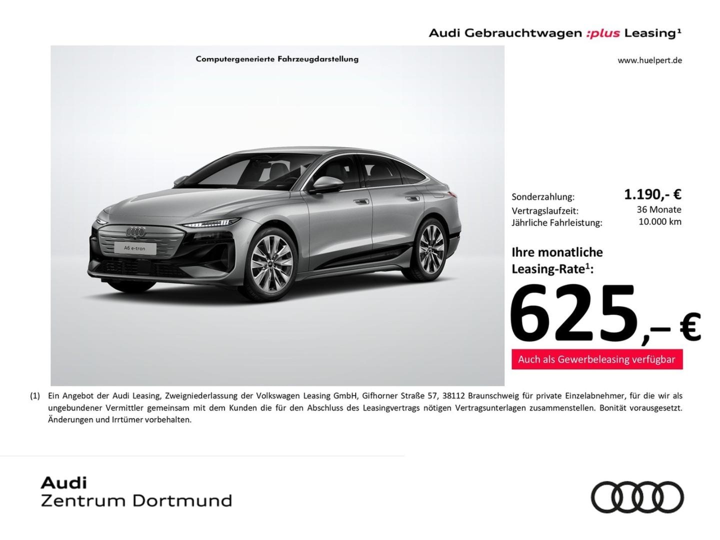 Bild über Audi A6 Sportback e-tron e-tron performance - für weitere Informationen kontaktieren Sie den Audi Partner