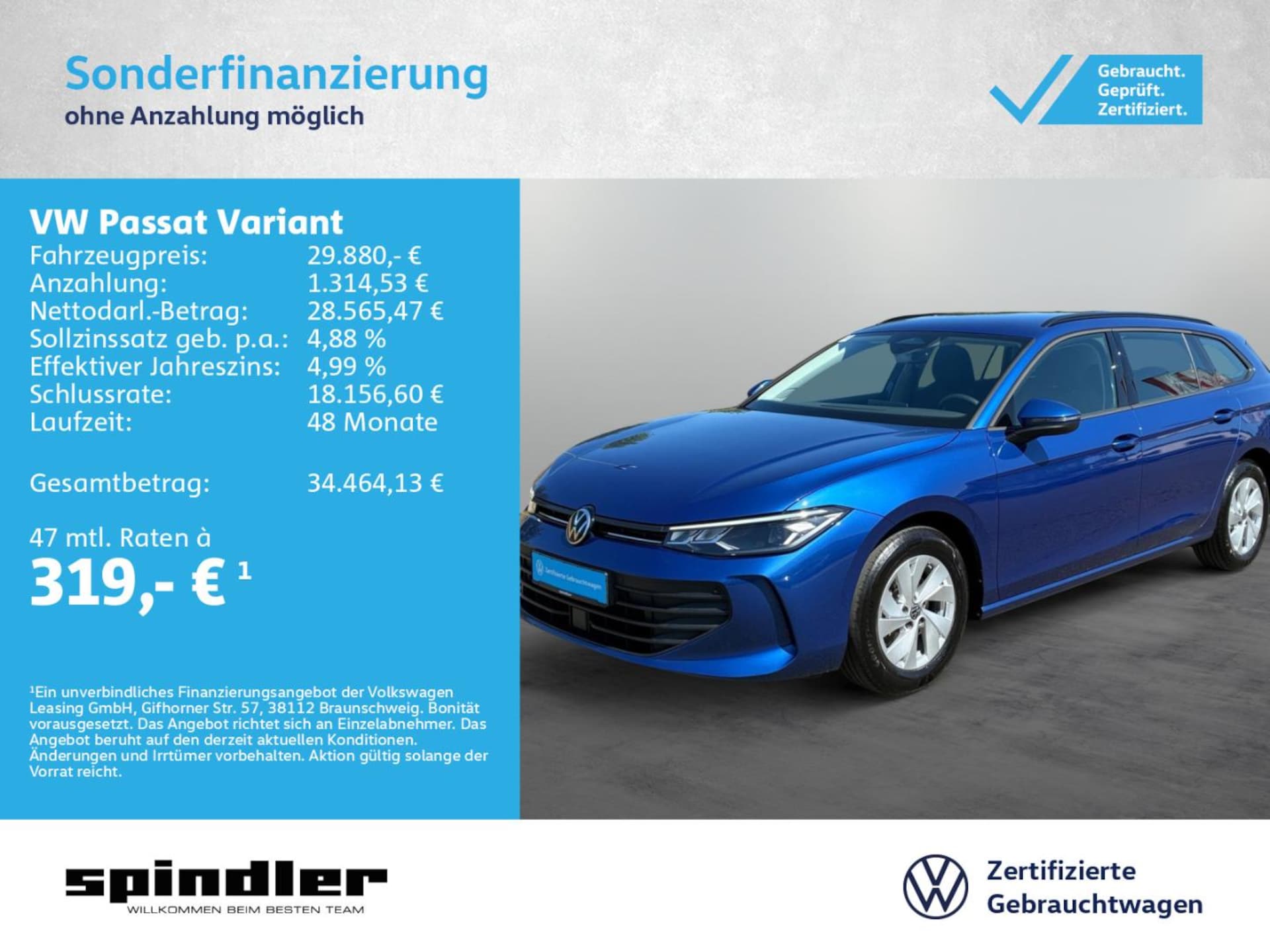 Volkswagen Passat Basis-Modell