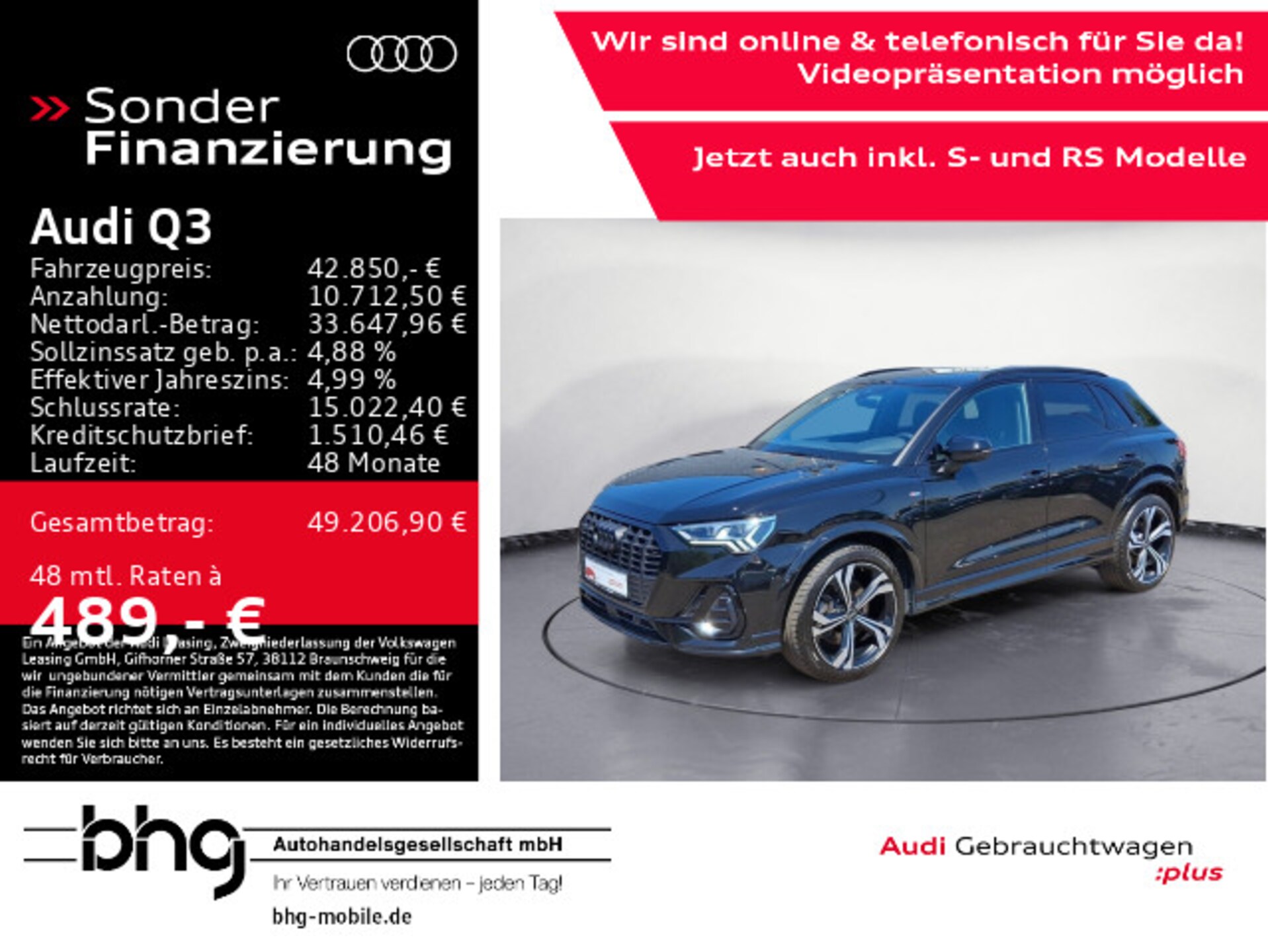 Audi Q3 SUV S line