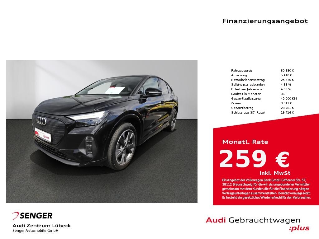 Image about Audi Q4 Sportback e-tron 35 e-tron