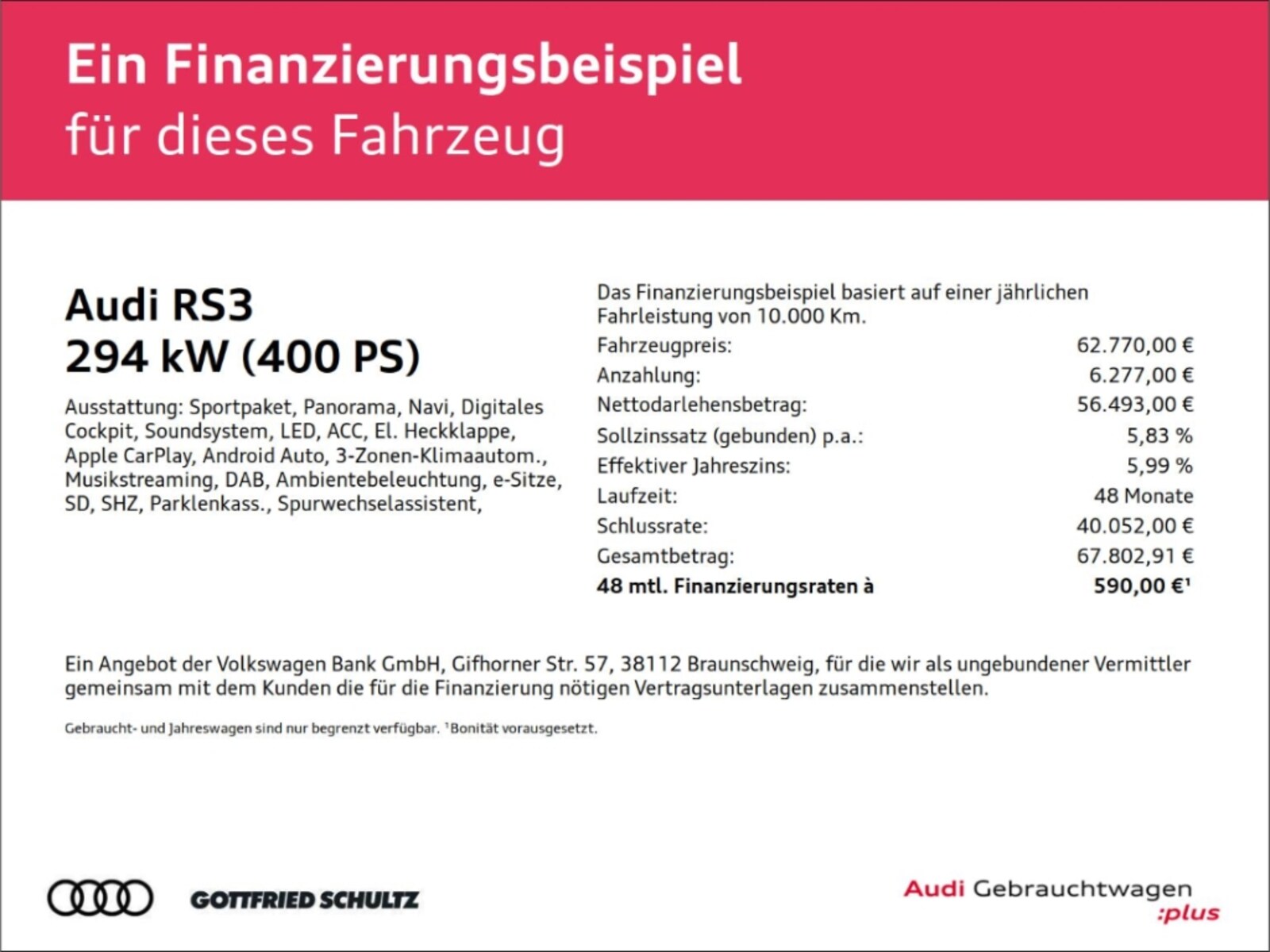 Audi RS 3 Sportback – Bild 2