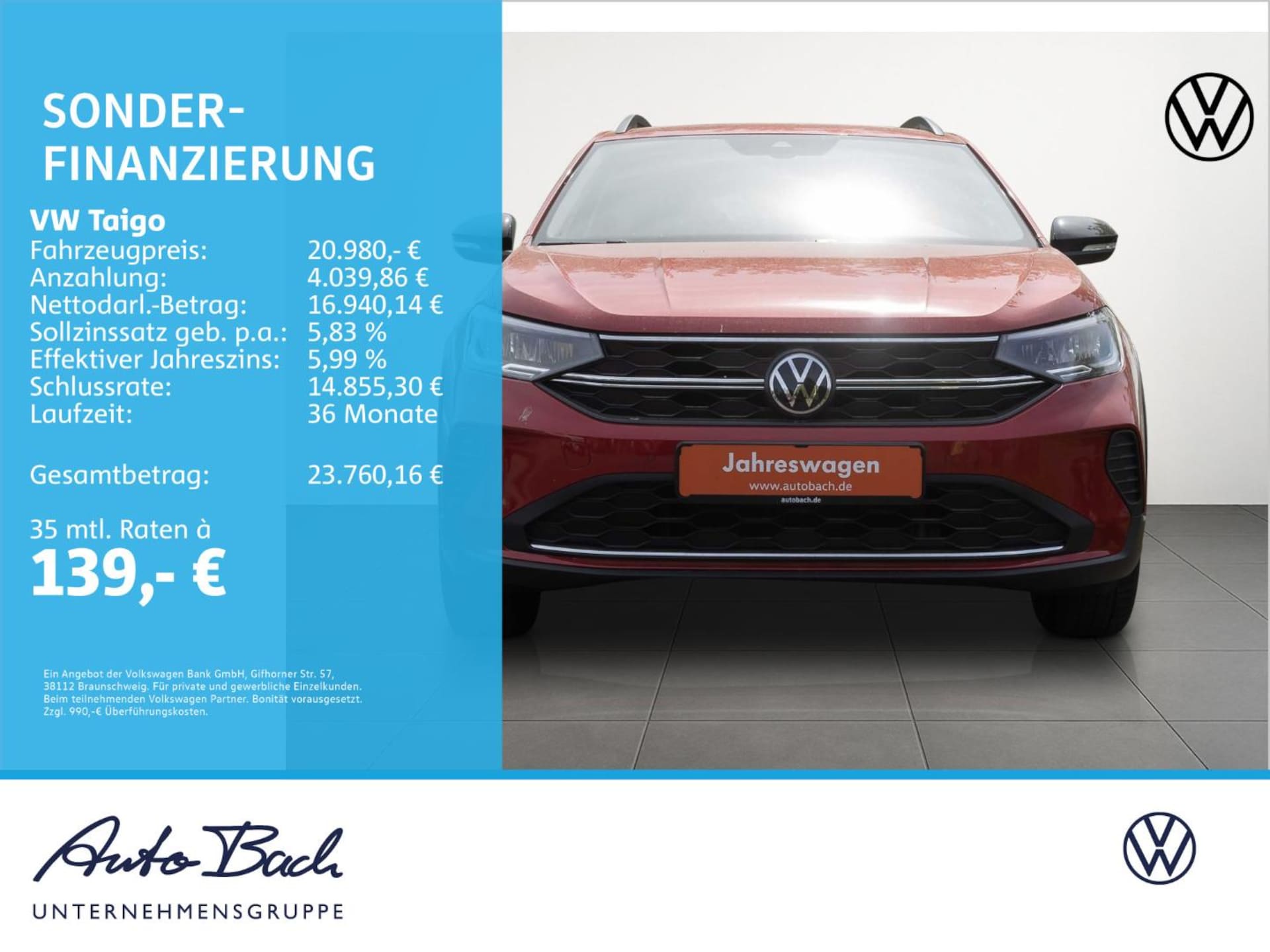 Volkswagen Taigo Goal