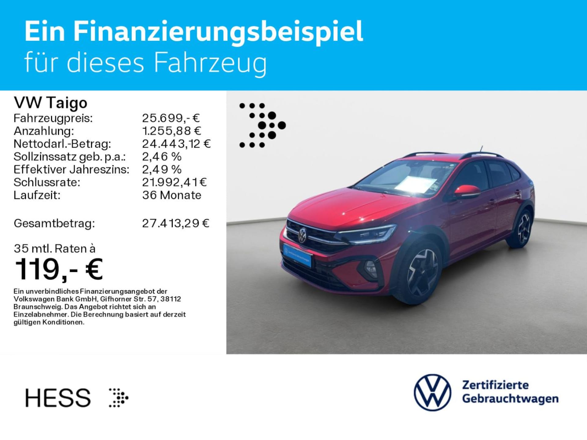 Volkswagen Taigo R-Line