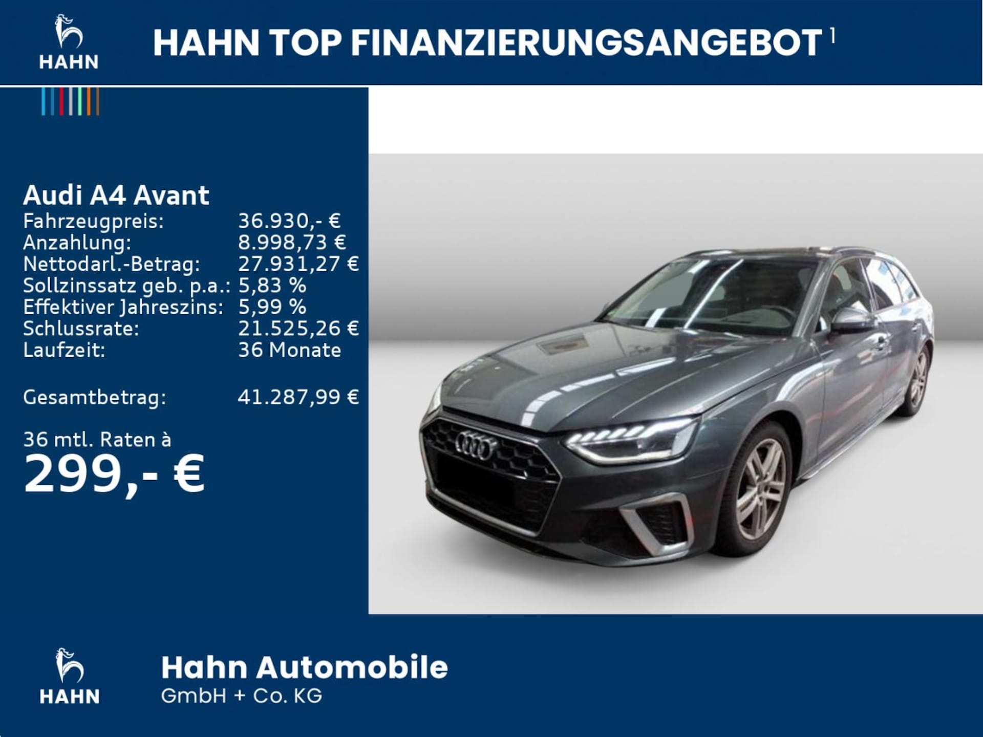Audi A4 Avant S line