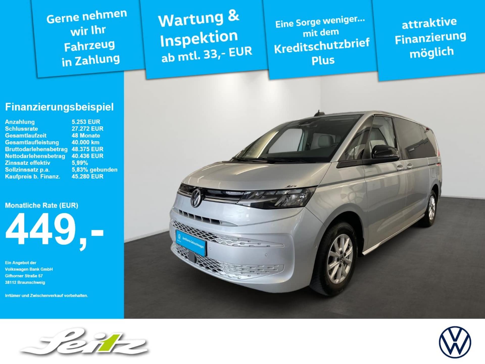 Volkswagen Multivan Langversion Life