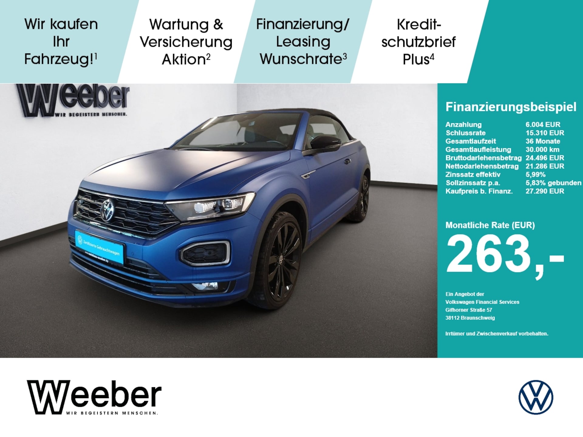 Volkswagen T-Roc Cabriolet R-Line