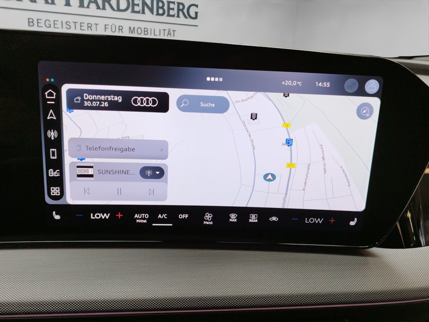 Bild über Audi Q4 Sportback e-tron e-tron quattro 220 kW - für weitere Informationen kontaktieren Sie den Audi Partner