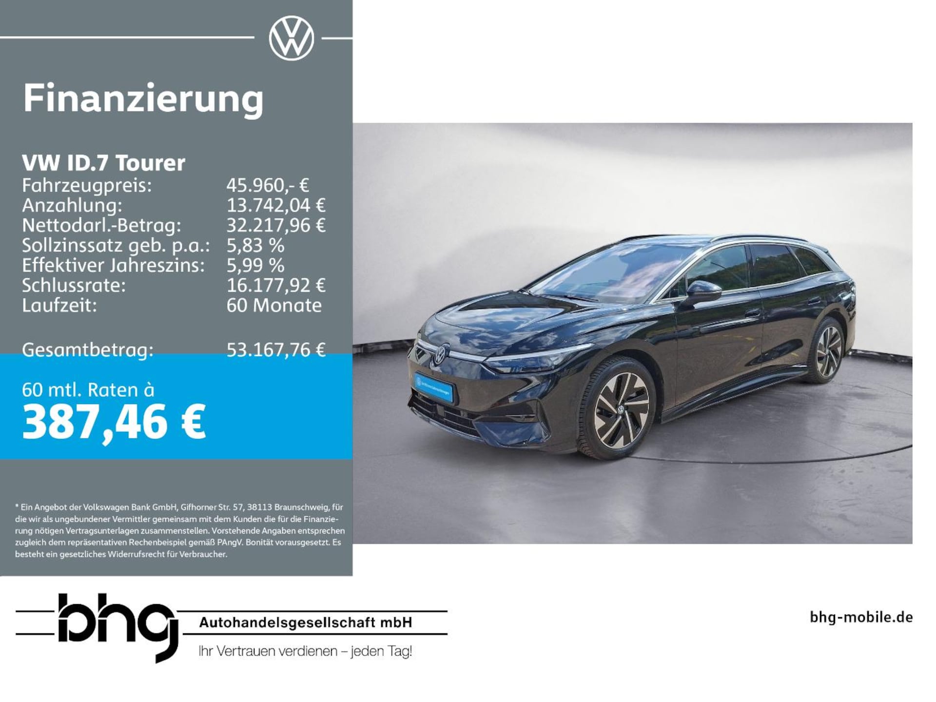 Volkswagen ID.7 Tourer Pro