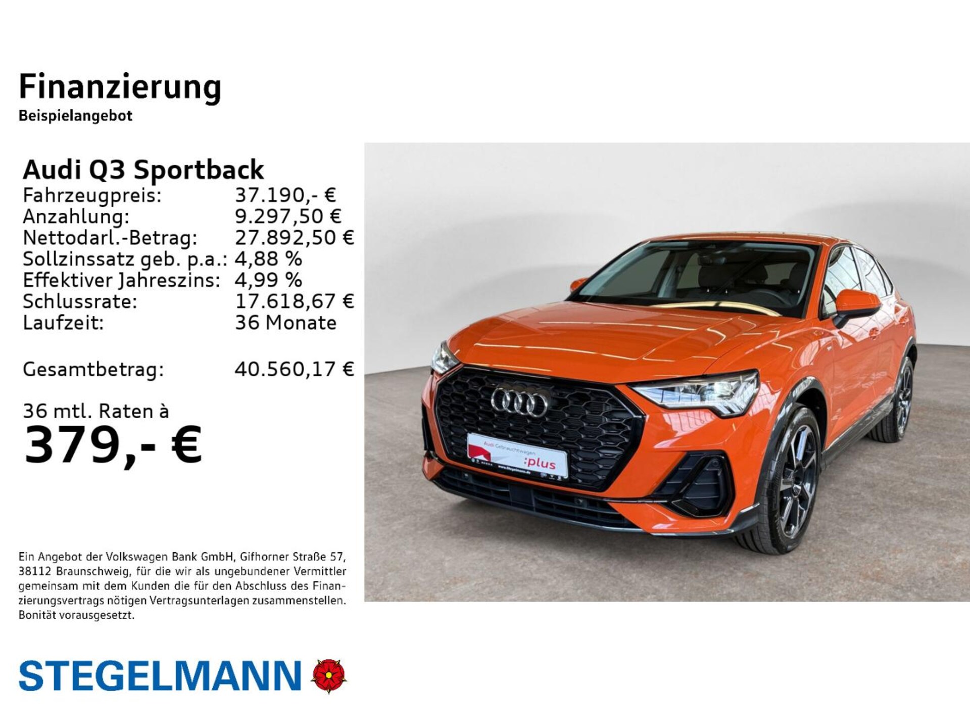 Audi Q3 Sportback S line