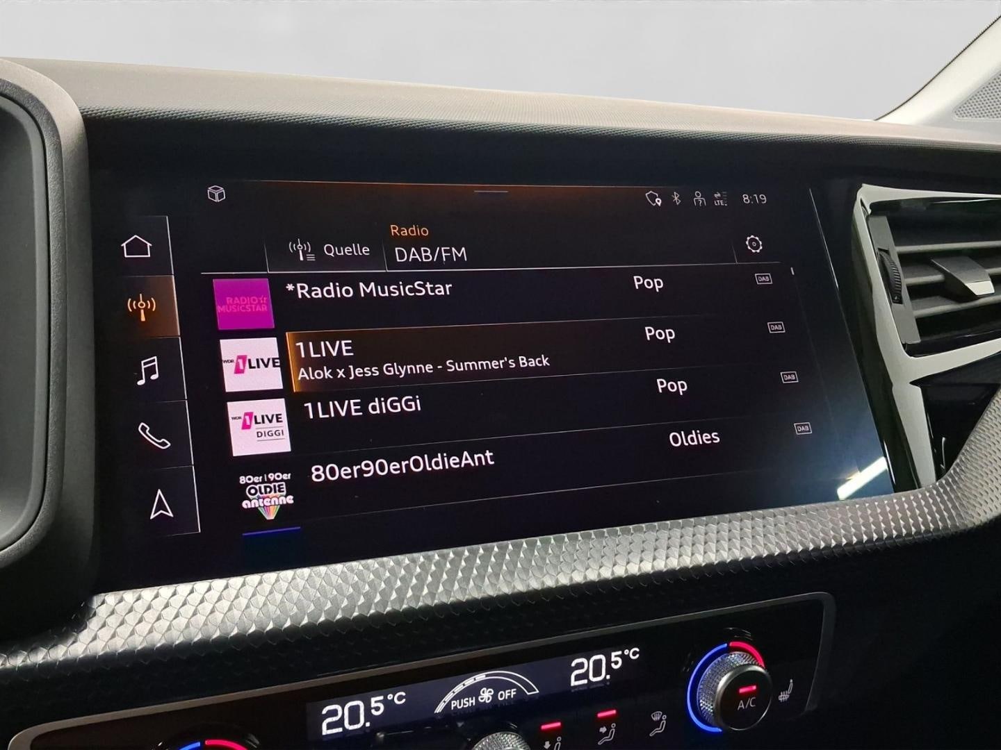 Bild über Audi A1 Sportback 25 TFSI Schaltgetriebe - für weitere Informationen kontaktieren Sie den Audi Partner