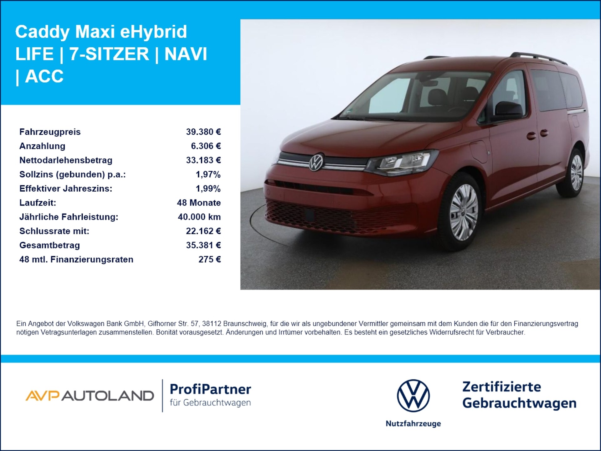 Volkswagen Caddy Maxi Life