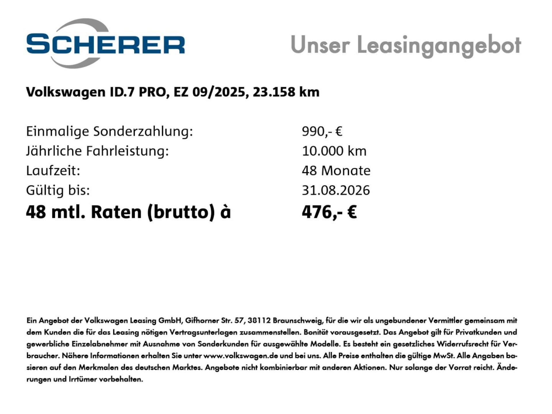 Volkswagen ID.7 Pro