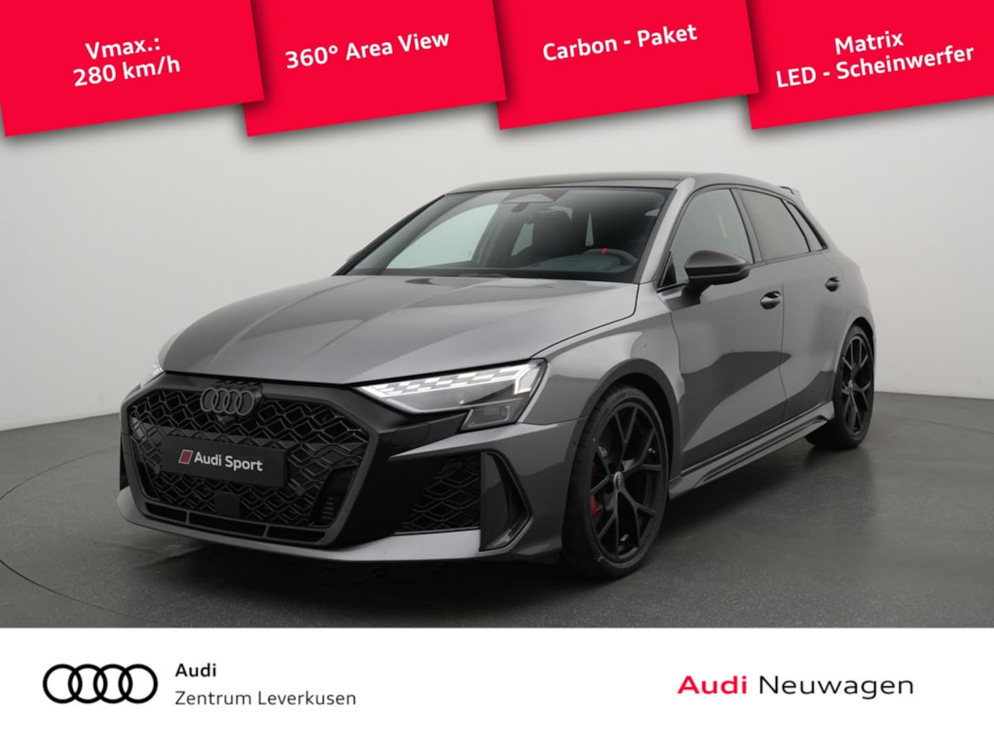 Bild über Audi RS 3 Sportback TFSI quattro S tronic - für weitere Informationen kontaktieren Sie den Audi Partner