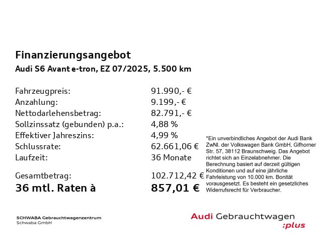 Audi S6 Avant E-tron Edition One Grey E-tron - - Joinsteer - #3