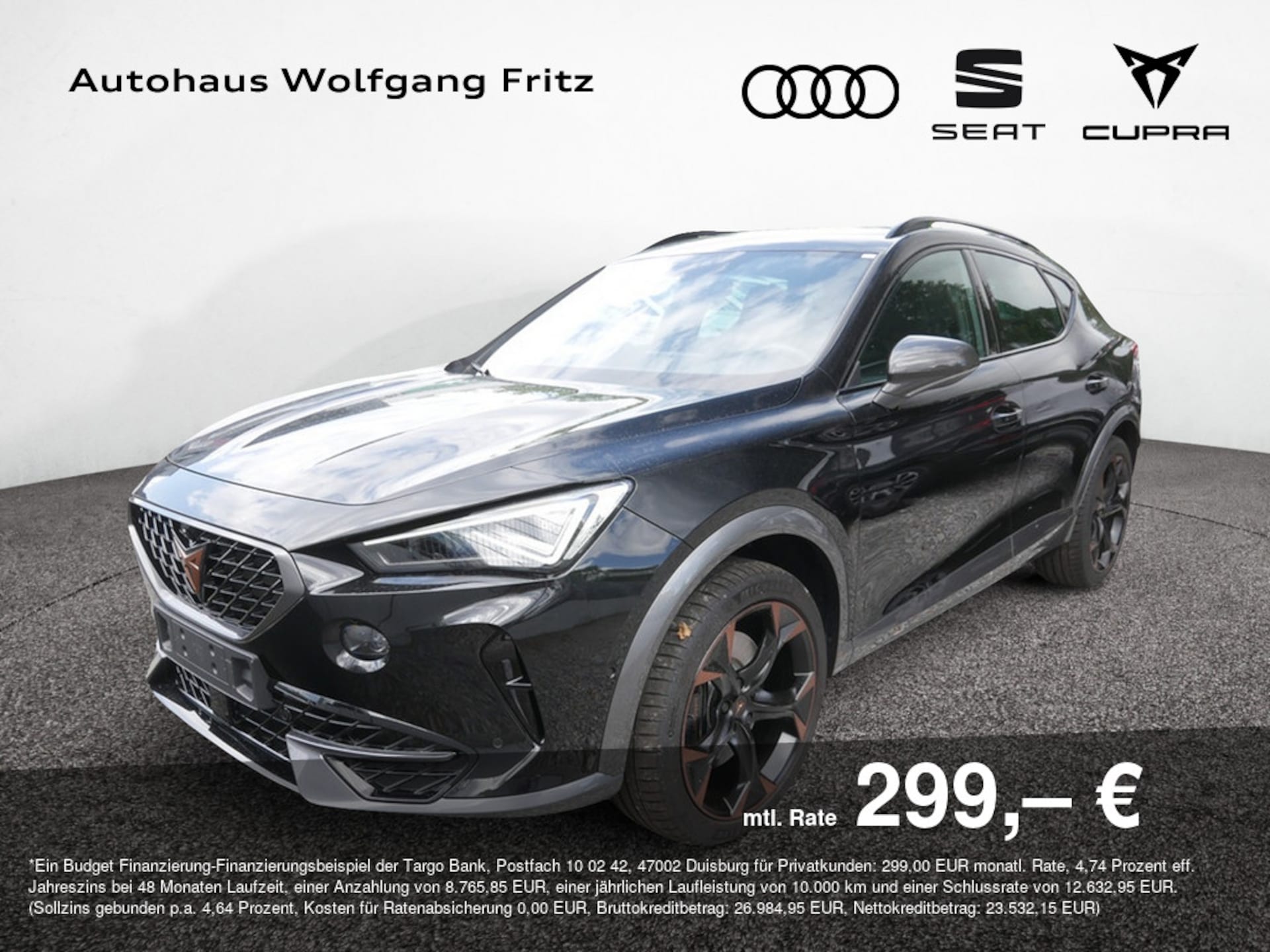 Cupra Formentor — CUPRA Formentor Formentor 2.0 TSI VZ 4Drive ACC+NAVI+KAMERA+D