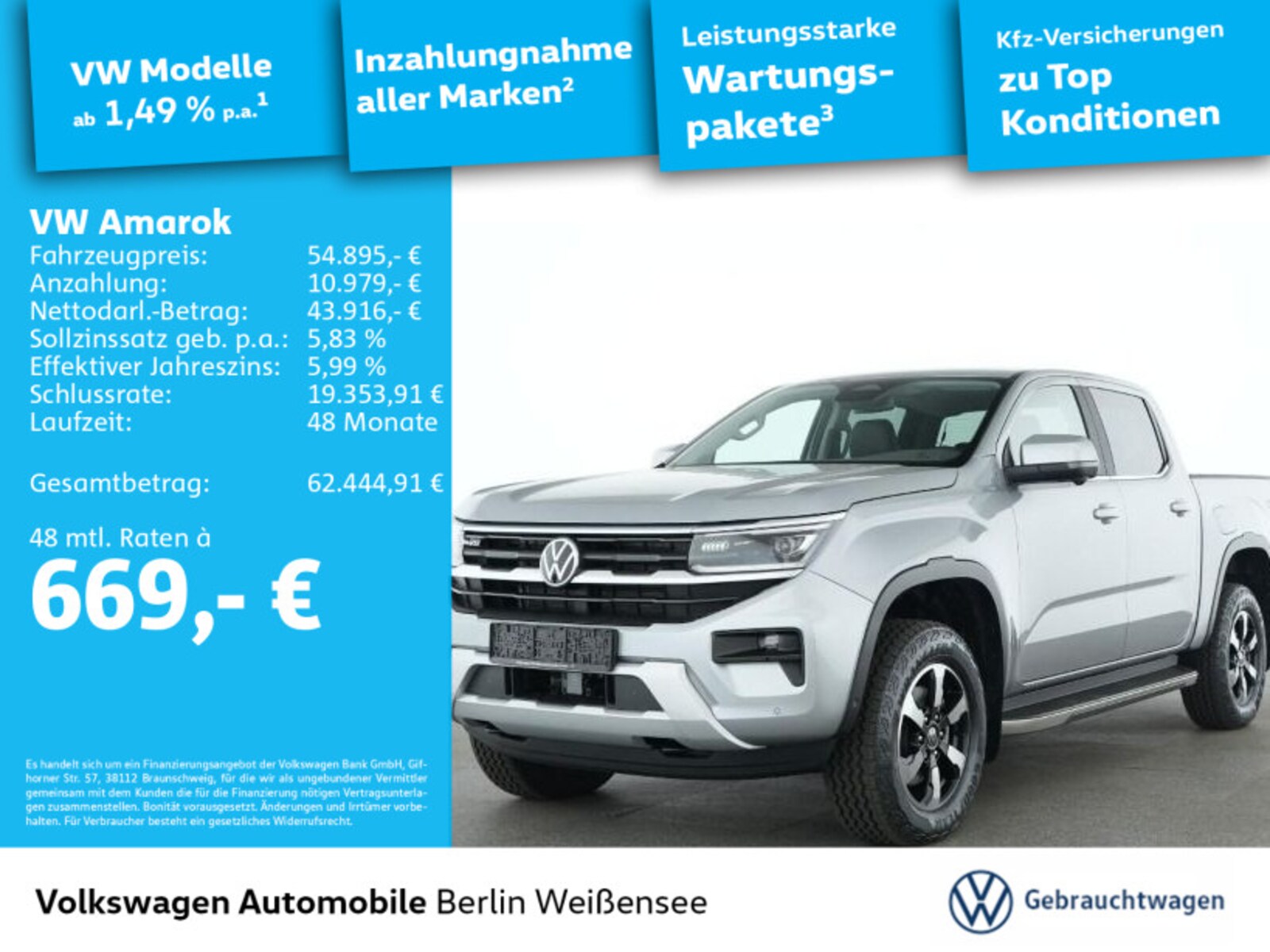 Volkswagen Amarok DoubleCab – Bild 2