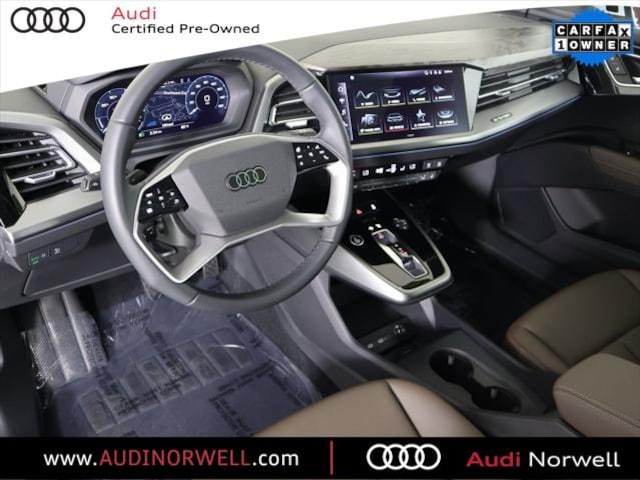 Used 2024 Audi Q4 e-tron Prestige with VIN WA1MUBFZ3RP044967 for sale in Norwell, MA