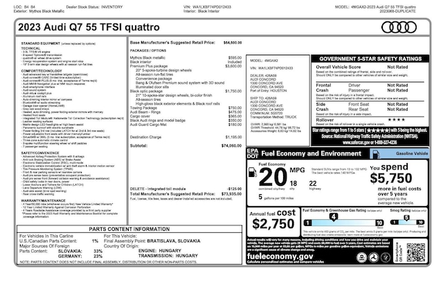 2023 Audi Q7