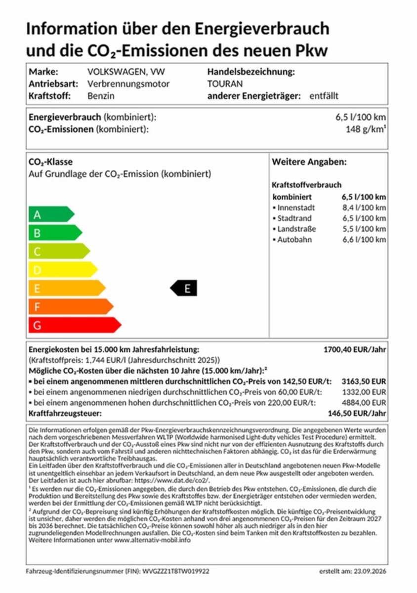 Volkswagen Touran – Bild 2