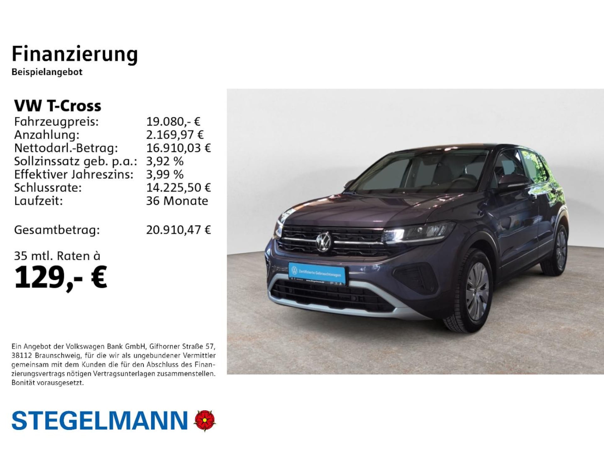 Volkswagen T-Cross Basis-Modell