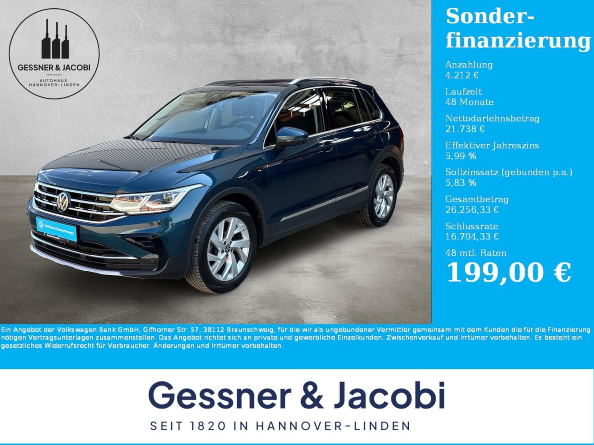 Volkswagen Tiguan — Volkswagen Tiguan Tiguan 2.0 TSI 4Motion Elegance PANO Keyless PDC