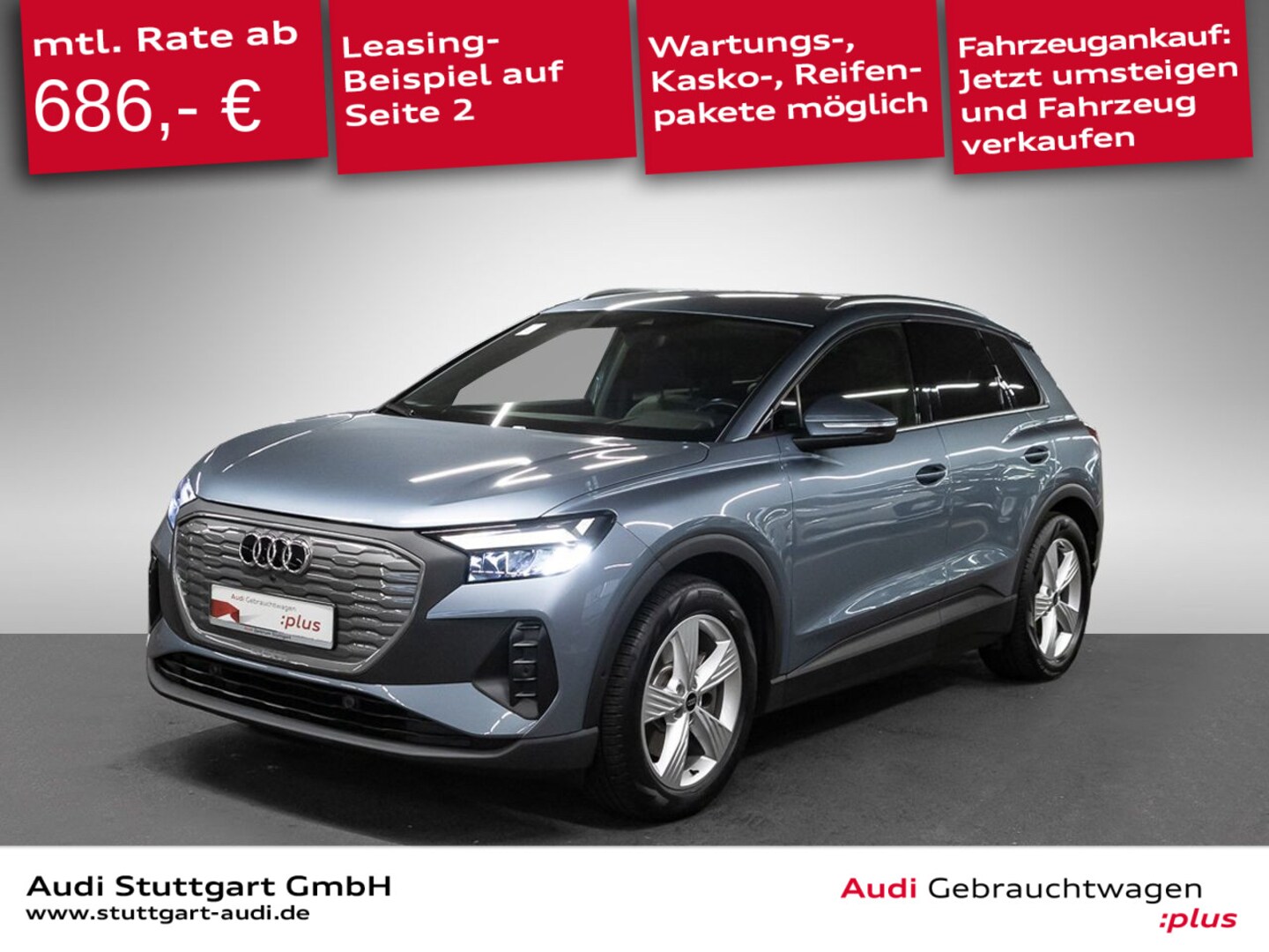 Bild über Audi Q4 e-tron 40 e-tron - für weitere Informationen kontaktieren Sie den Audi Partner