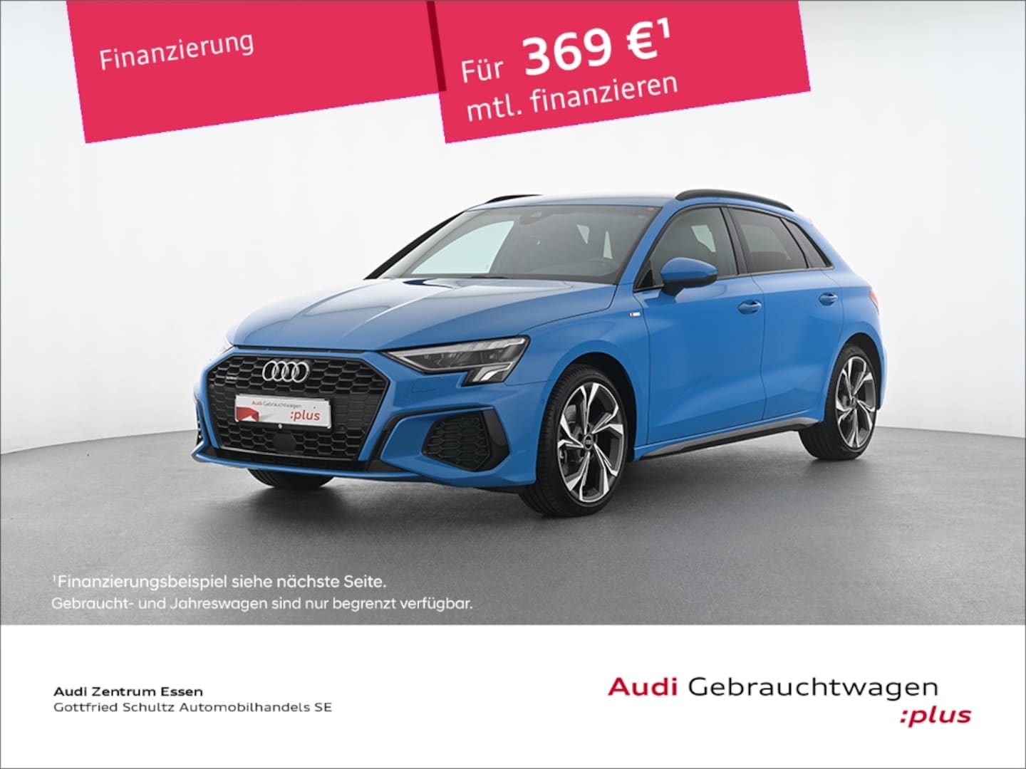 Bild über Audi A3 Sportback S line 40 TFSI quattro S tronic - für weitere Informationen kontaktieren Sie den Audi Partner