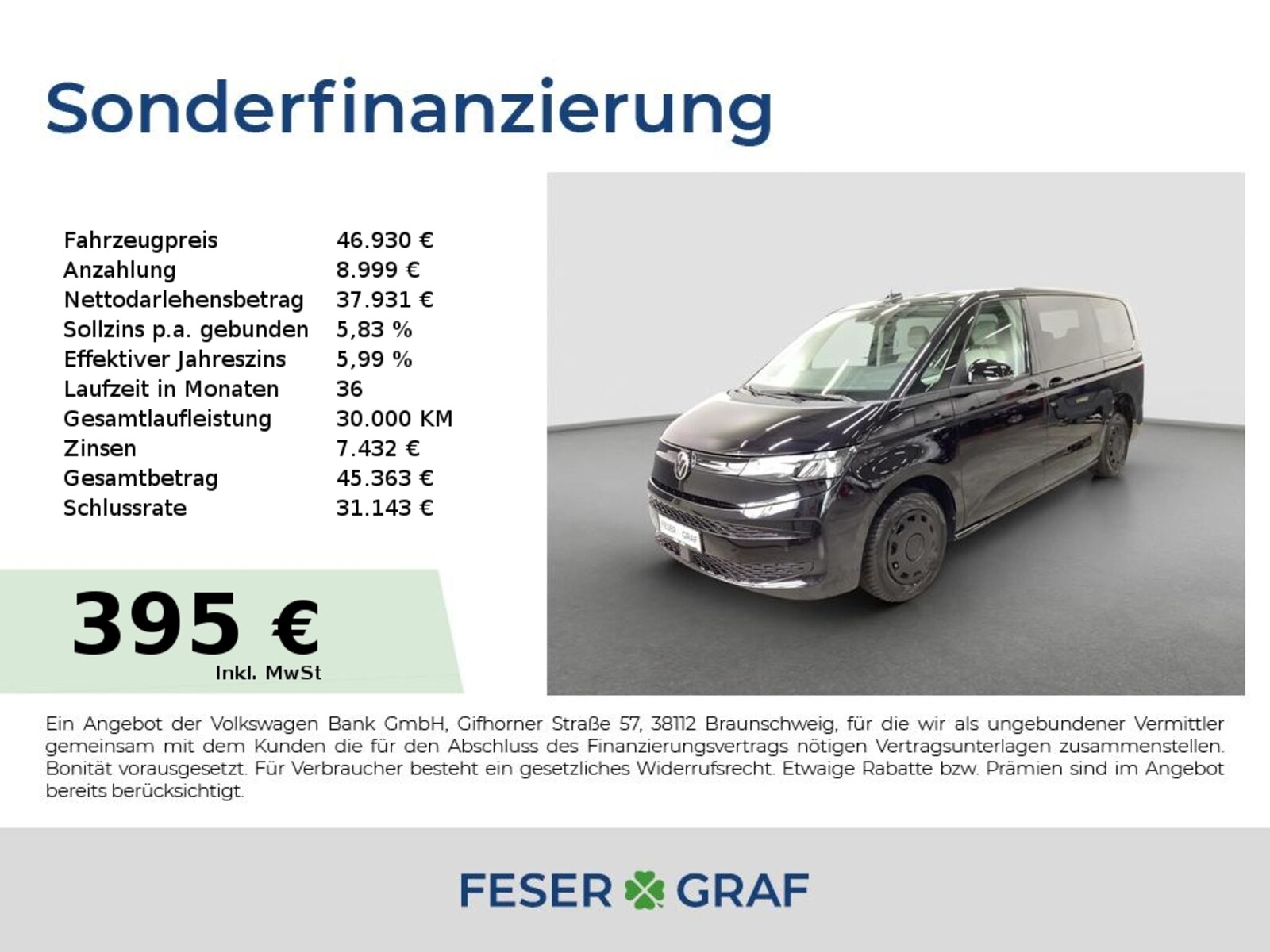 Volkswagen Multivan Langversion