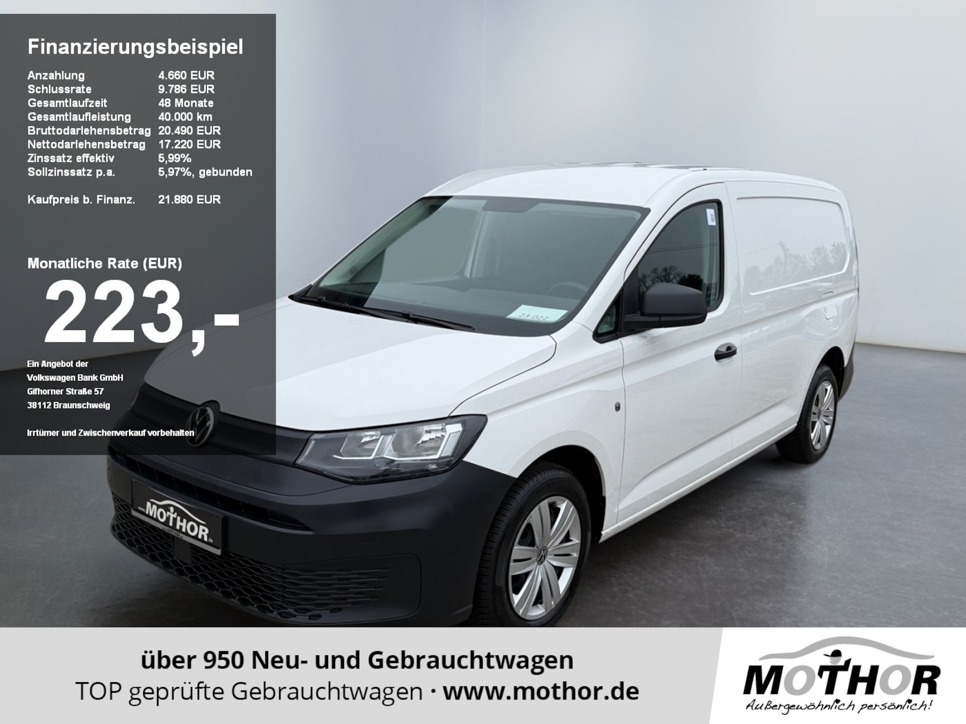 Volkswagen Caddy Maxi Cargo EcoProfi