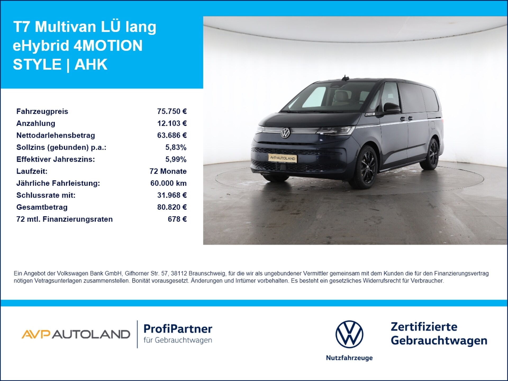 Volkswagen Multivan Langversion Style