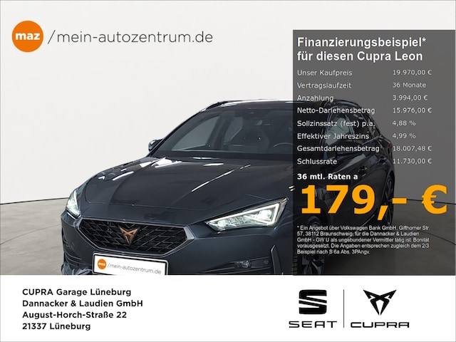CUPRA Leon Sportstourer 1.4 e-HYBRID Alu LED ACC Full Link Kamera Navi Sitzh. (U-18965)