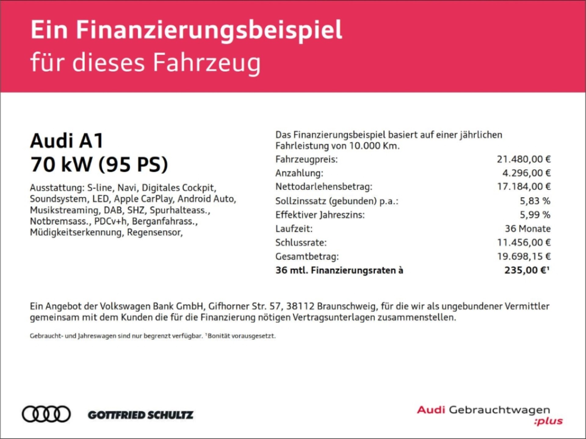 Audi A1 Sportback S line