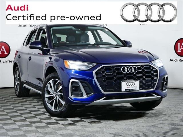 Used 2022 Audi Q5 Premium with VIN WA1GAAFY4N2063753 for sale in Richfield, Minnesota