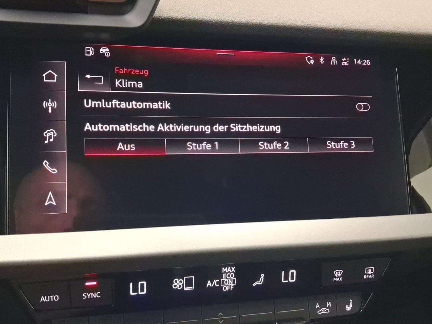 Bild über Audi A3 Sportback TFSI Schaltgetriebe - für weitere Informationen kontaktieren Sie den Audi Partner