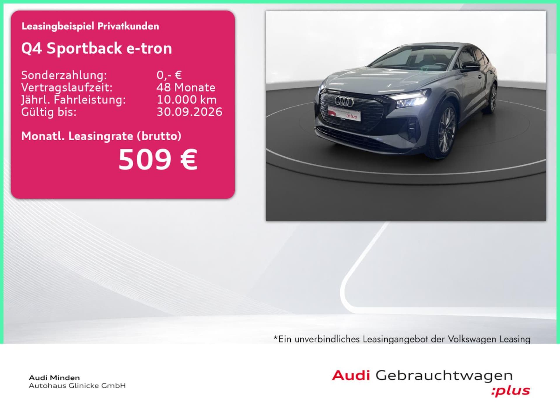 Audi Q4 Sportback e-tron