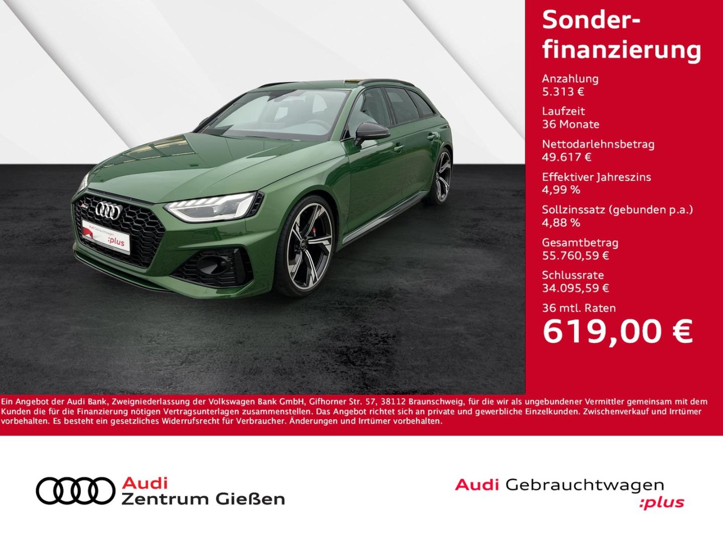 Image about Audi RS 4 Avant TFSI quattro tiptronic