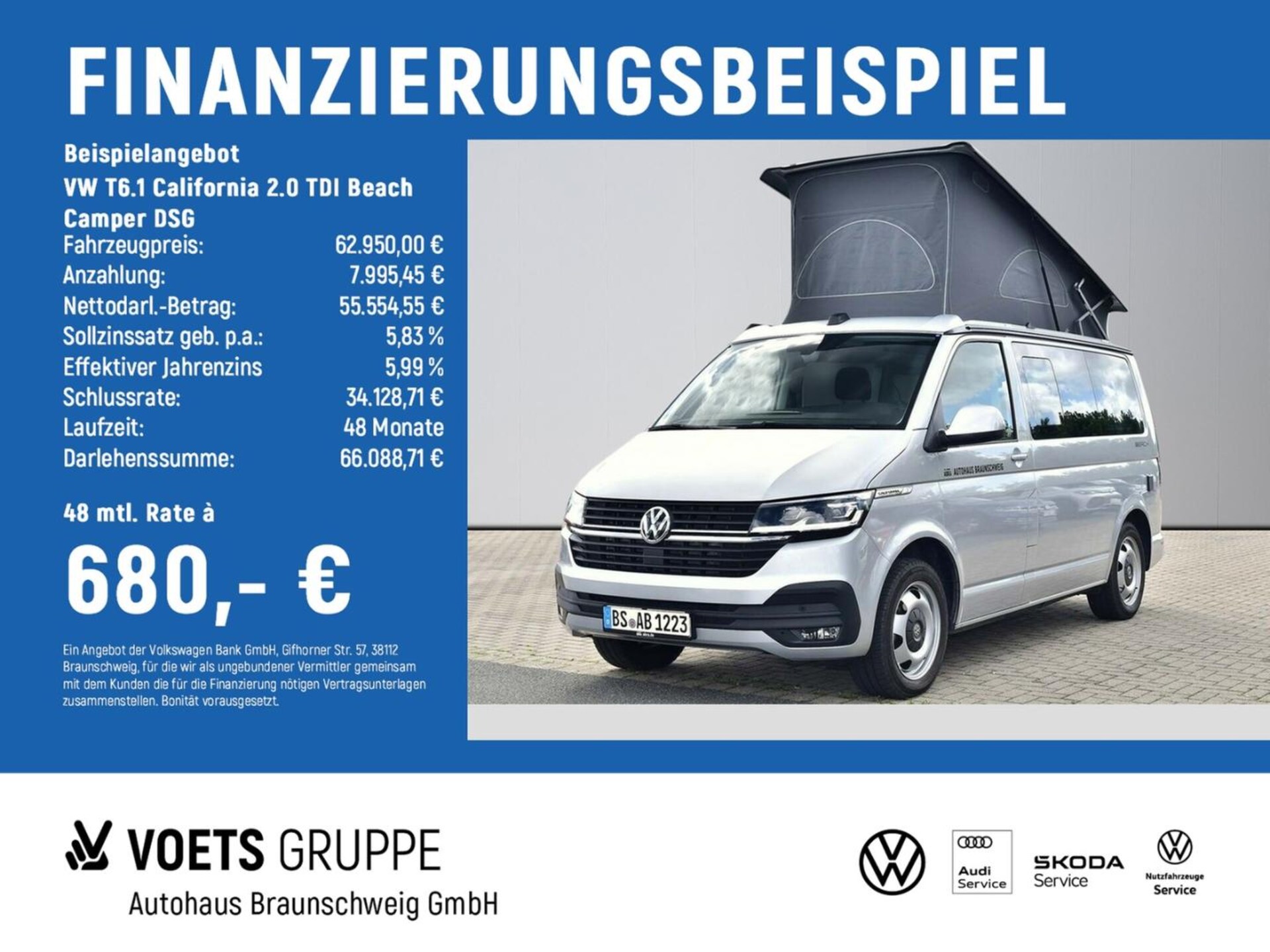 Volkswagen T6.1 California — Volkswagen T6.1 California T6.1 California 2.0 TDI Beach Camper DSG LED+CAM