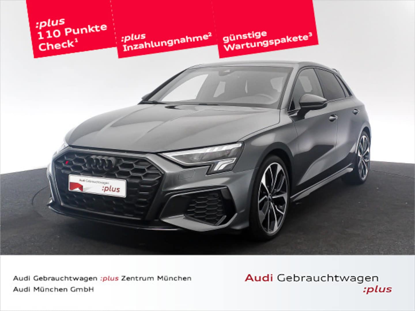 Bild über Audi S3 Sportback TFSI quattro S tronic - für weitere Informationen kontaktieren Sie den Audi Partner