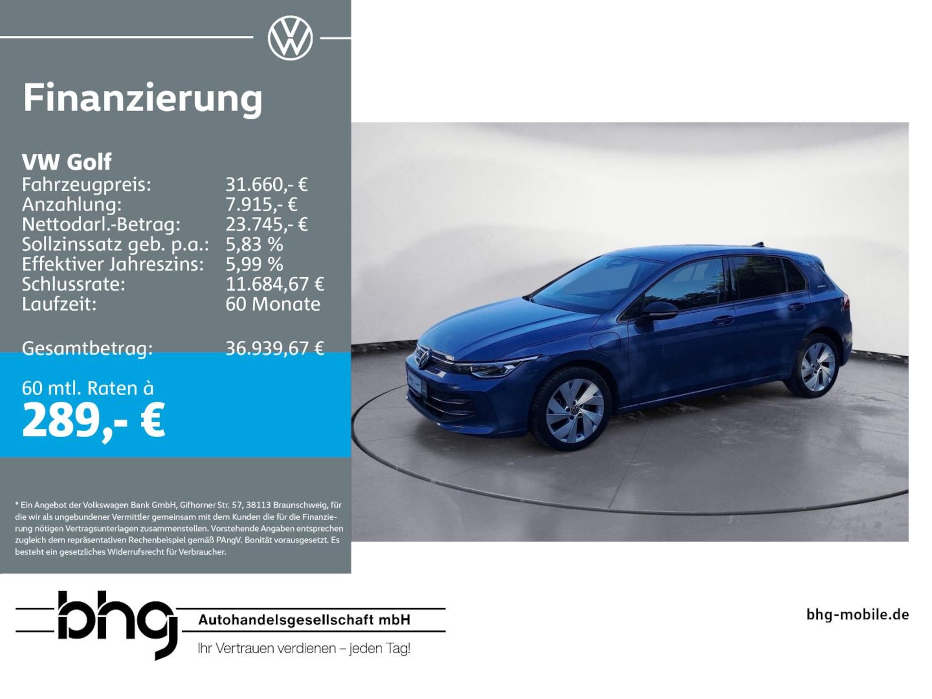 Volkswagen Golf ENERGY