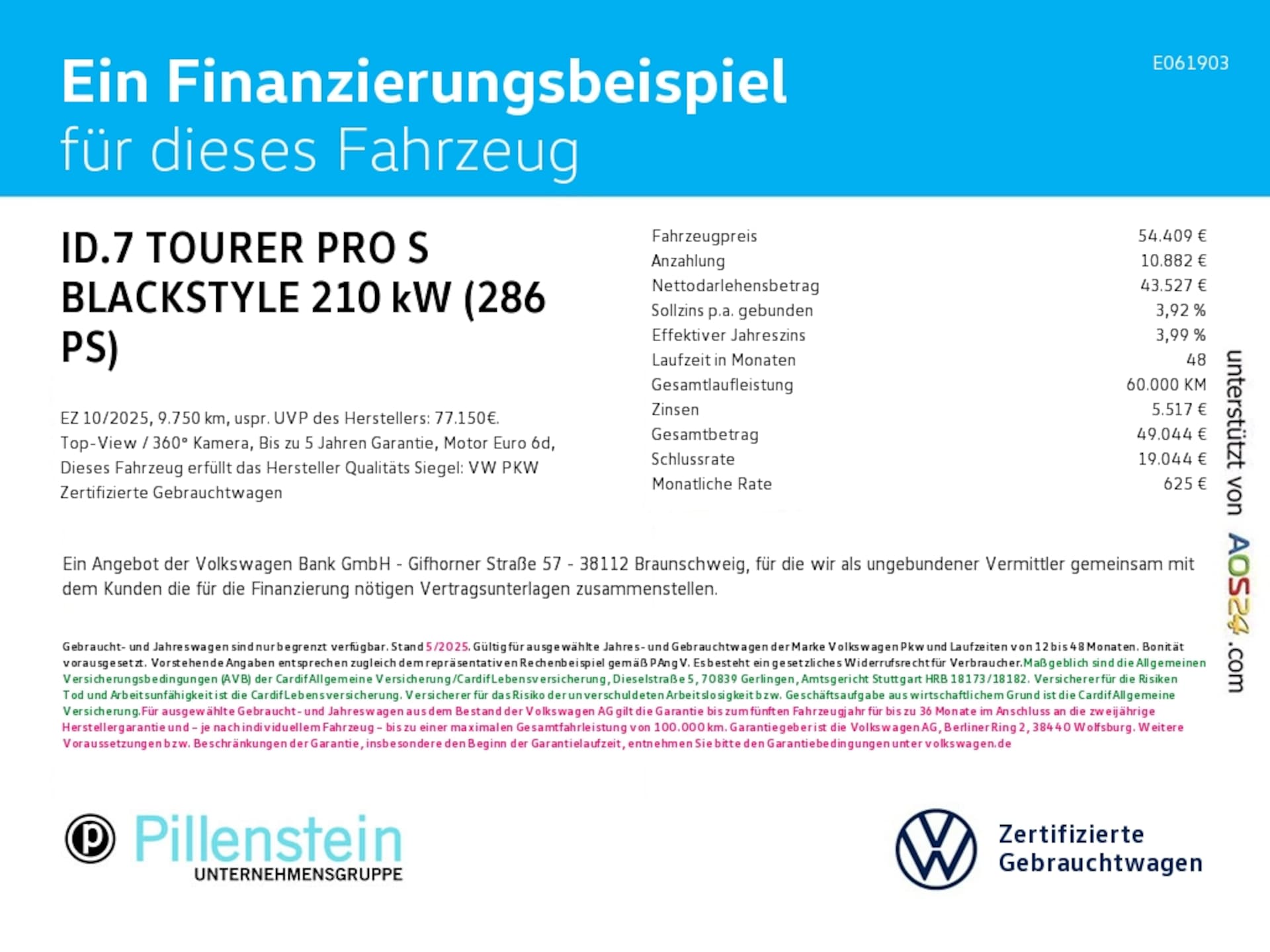 Volkswagen ID.7 Tourer Pro S
