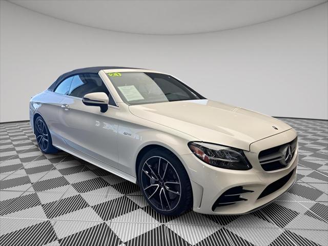 Used 2021 Mercedes-Benz C-Class Cabriolet AMG C43 with VIN W1KWK6EB6MG077587 for sale in Kansas City
