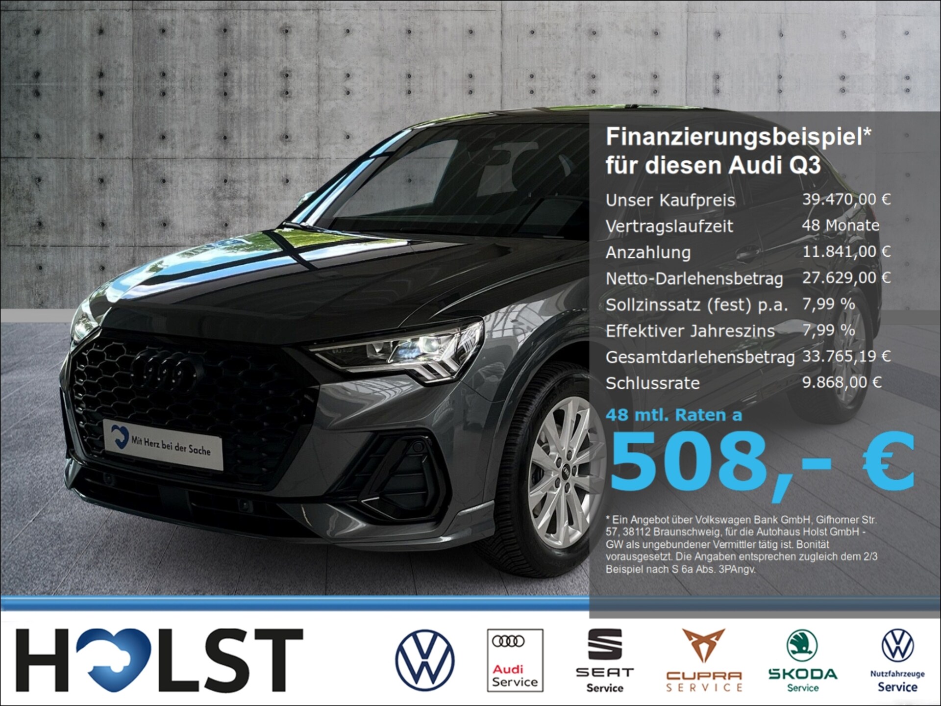 Audi Q3 Sportback S line