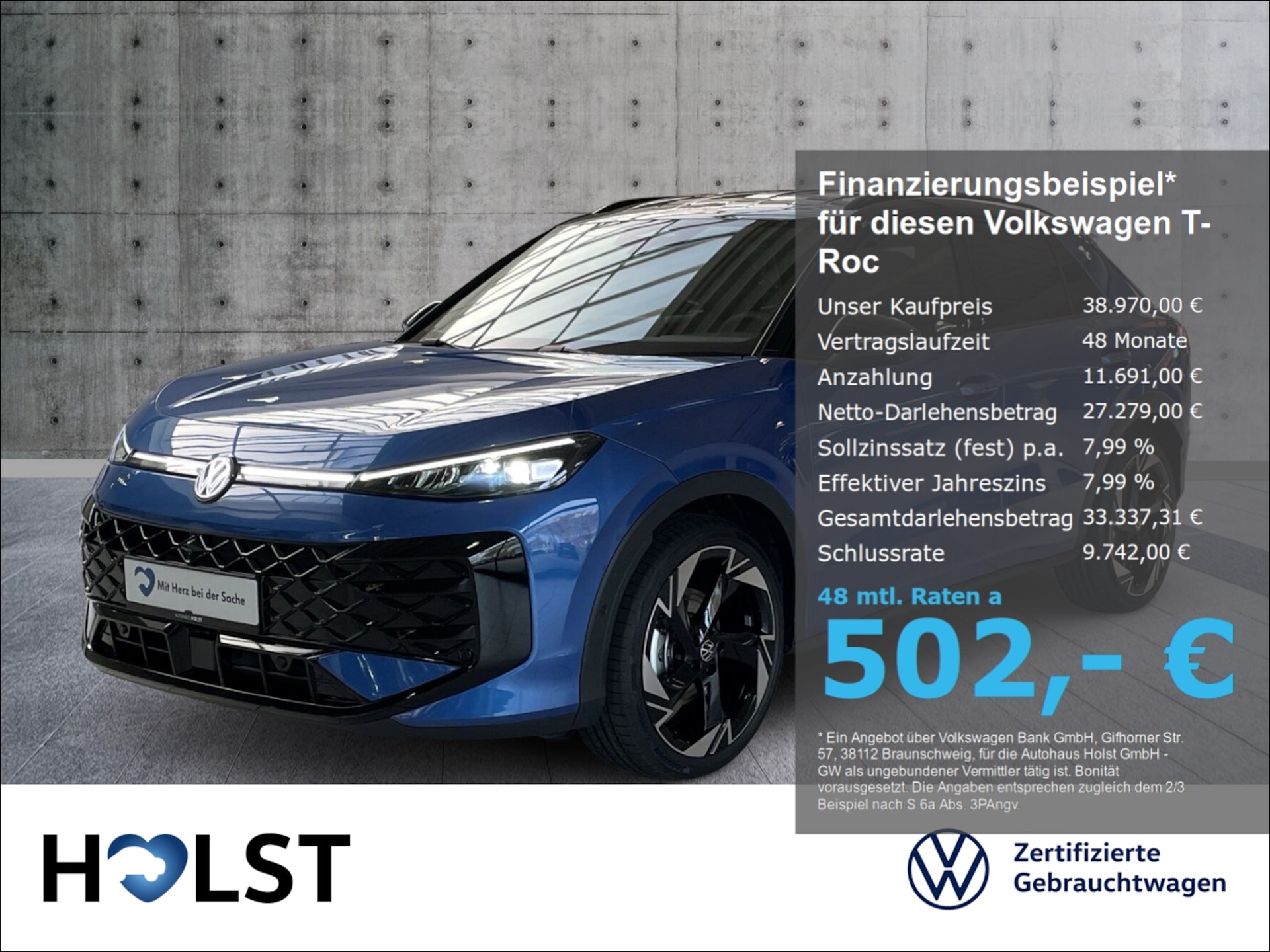 Volkswagen T-Roc R-Line