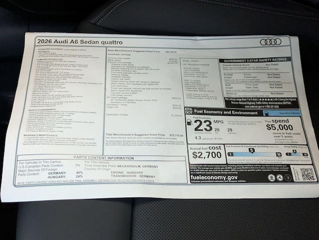 2026 Audi A6 Premium Plus - Photo 18