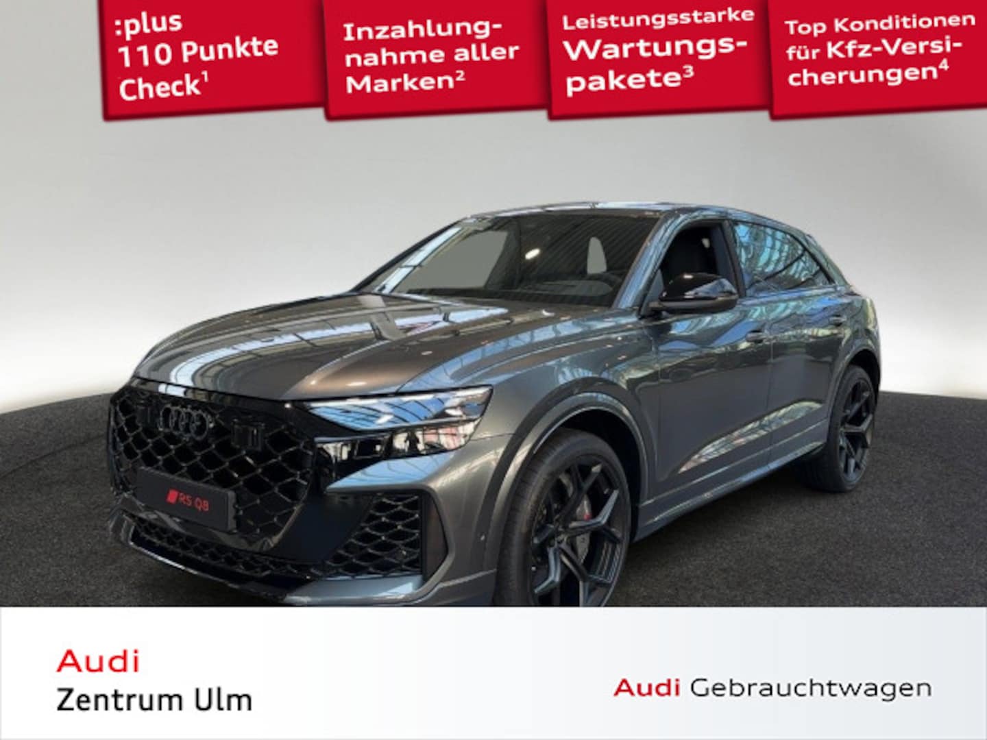 Bild über Audi RS Q8 SUV TFSI quattro 471 kW tiptronic - für weitere Informationen kontaktieren Sie den Audi Partner