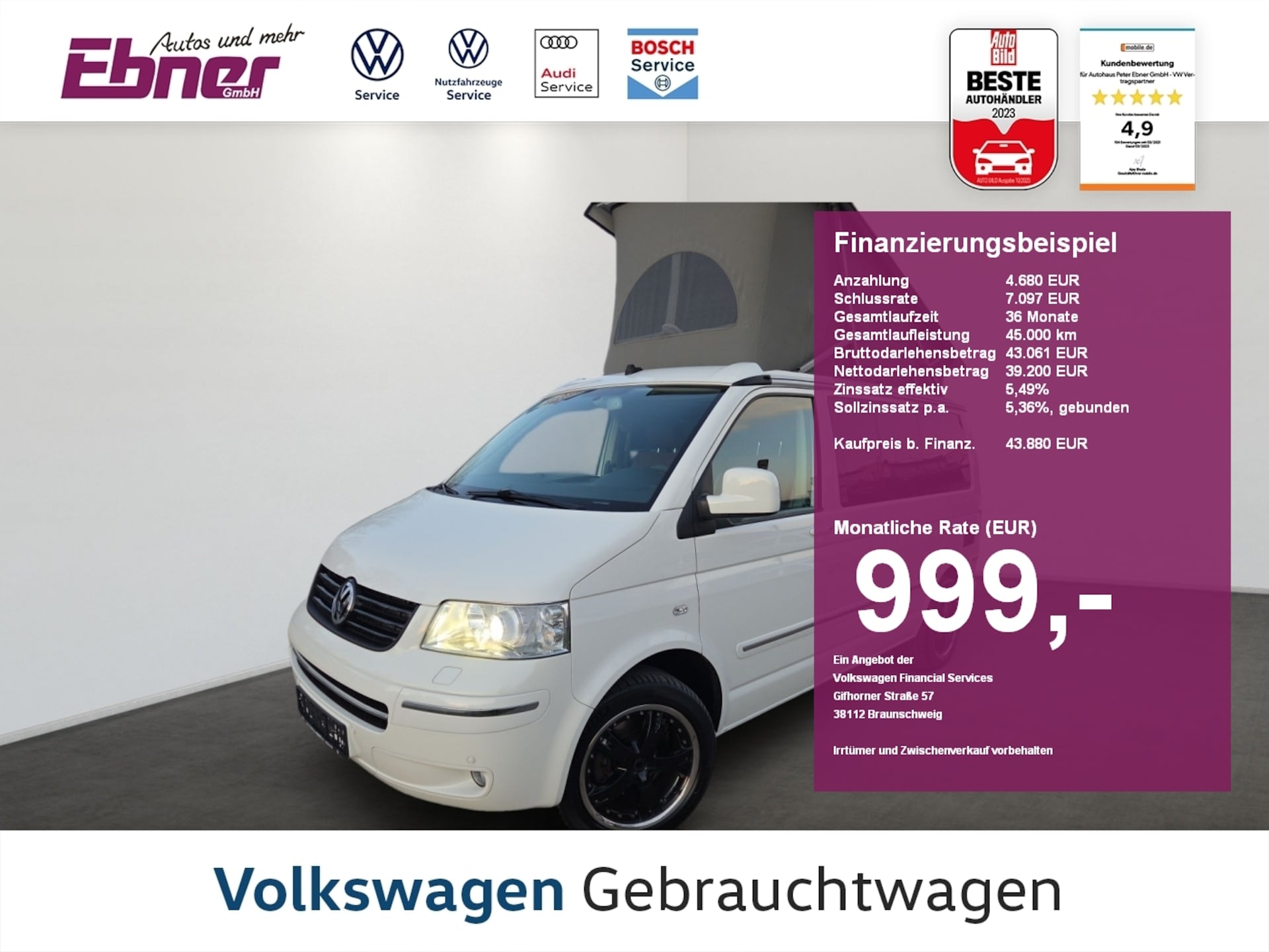 Volkswagen T5 California Comfortline