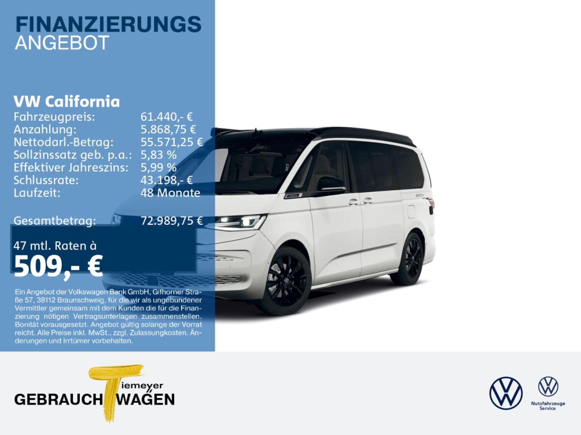 Volkswagen California Beach Camper